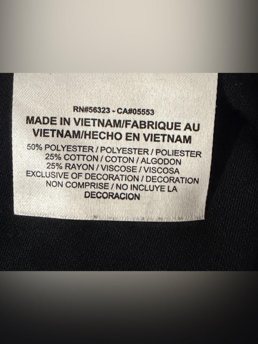 Nike Black Sleeveless Tank with Large White Logo - Picture 5 of 6